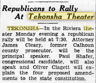 Riviera Theater - 01 Nov 1936 Article